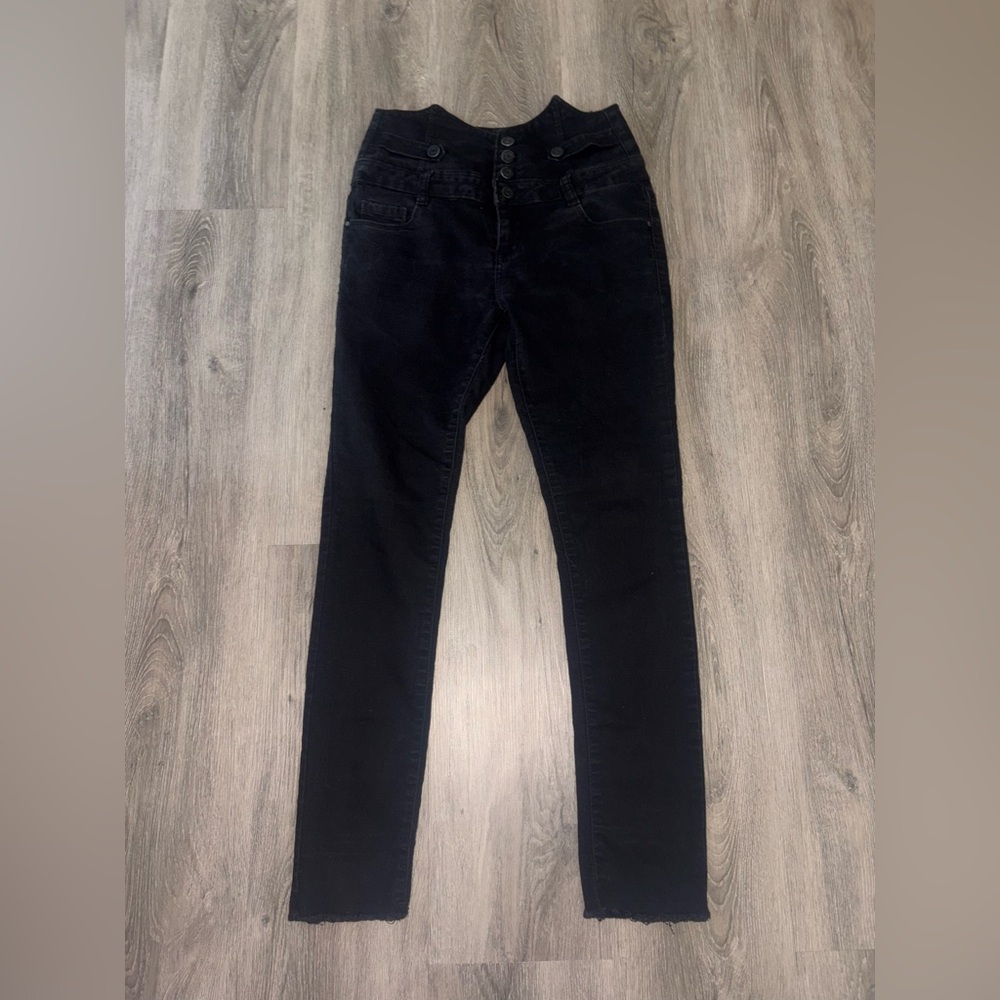 Max | Black Button Up Denim